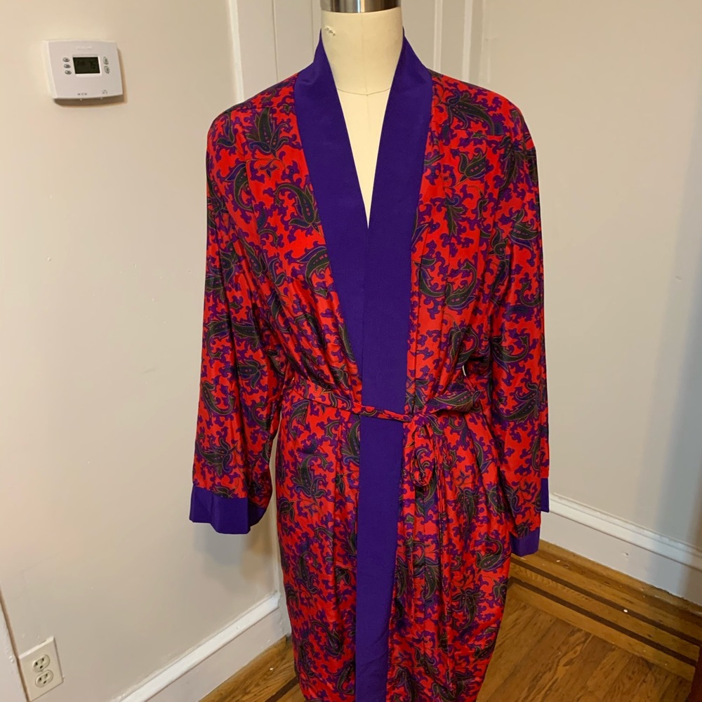 Vintage Natori Paisley Robe